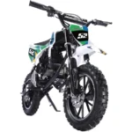 Mototec Warrior 52cc 2-stroke Kids Gas Dirt Bike Green - Image 2