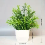 1PCS Artificial Potted Plant Scene Desktop Home Office Shelf Decor Tabletop Landscape Bonsai Wedding Room Party Accessories Vine - Image 6