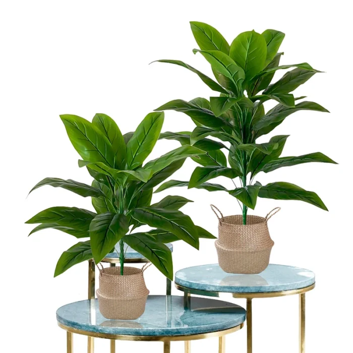 85cm 30 Leaves Tropical Artifici Plant Large Fake Palm Tree Artificial Plants Leaves Plastic Foliage for Home Garden Decoration - Image 6