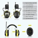 ARM NEXT Electronic Noise Reduction Earmuff Hearing Protector Headphone Digital AM/FM Radio Stereo Hearing Protection Ear Muffs - Image 4