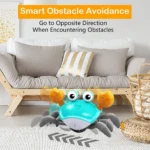 Dancing Crab Run Away Toy for Babies Crawling Interactive Escape Crabs Fujão Toys Baby Birthday Gift VIP Dropshipping with Box - Image 2