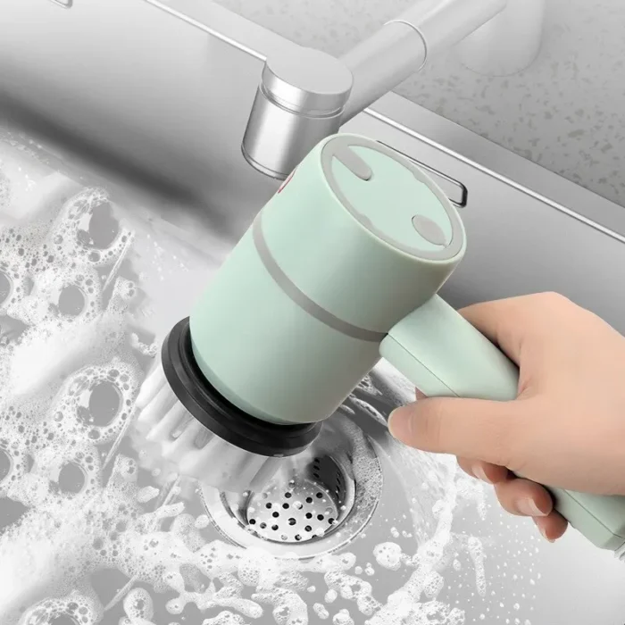 Electric Cleaning Brush Multi-functional Home USB Rechargeable Electric Rotary Scrubber Household Appliances Cleaning Gadget - Image 2
