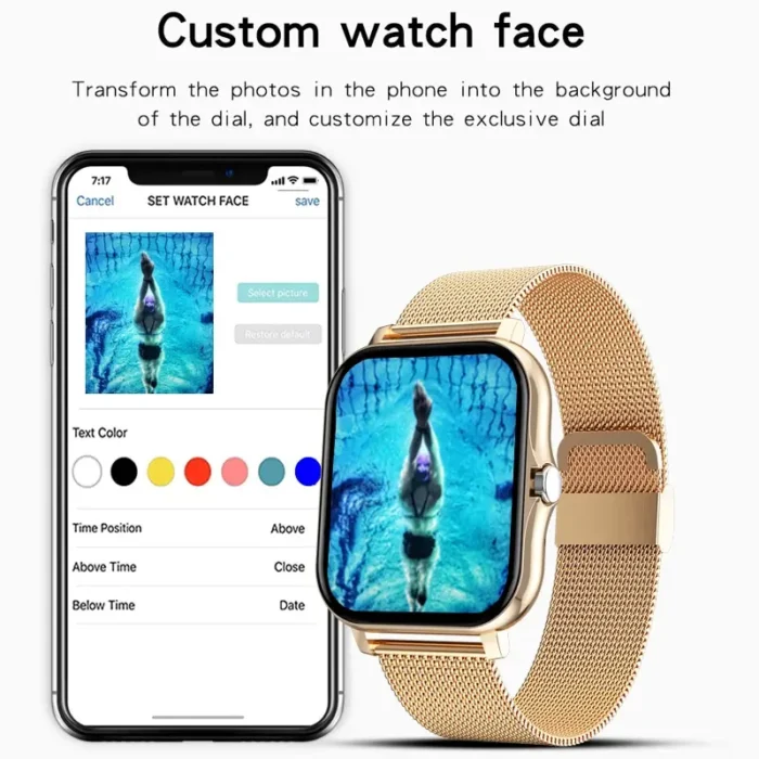 LIGE 2024 Smart Watch For Men Women Gift Full Touch Screen Sports Fitness Watches Bluetooth Calls Digital Smartwatch Wristwatch - Image 4