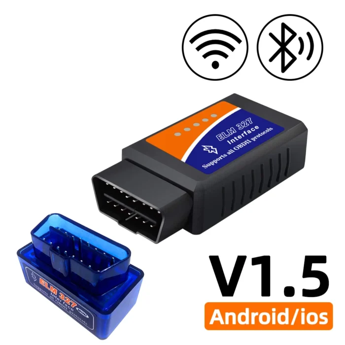 OBD2 Scanner ELM327 Car Diagnostic Detector Code Reader Tool V1.5 WIFI Bluetooth OBD 2 for IOS Android Auto Scan Repair Tools - Image 1