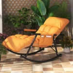 Recliner Nordic Lazy Sofas Rocking Chairs Living Room Furniture Foldable Sofa Bed Modern Balcony Bedroom Relaxing Lounge Chairs - Image 2