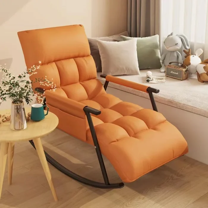 Recliner Nordic Lazy Sofas Rocking Chairs Living Room Furniture Foldable Sofa Bed Modern Balcony Bedroom Relaxing Lounge Chairs - Image 1