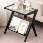Small Tea Table Cabinet Room Mobile Side Coffee Table Living Room Household Tea Cup Set Brewing Furniture Simple Modern - Image 2