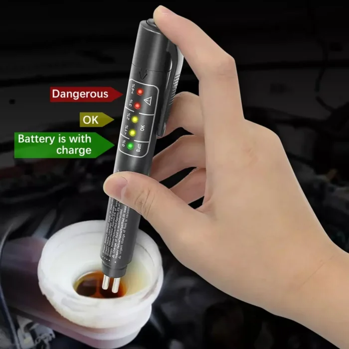 Universal Brake Fluid Tester Accurate Oil Quality Diagnostic Tools LED Indicator Liquid Testing Pen Automotive Brake Oil tester - Image 1